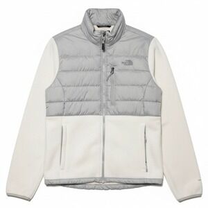 The North Face Jacket Womens Medium Polartec Hybrid Fleece White 550 Goose Down